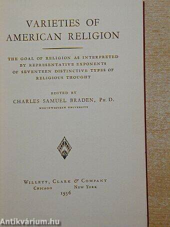 Varieties of American Religion