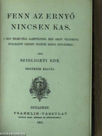 Fenn az ernyő nincsen kas/Béldi Pál/A trónkereső