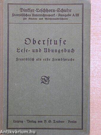 Oberstuffe lese- und Übungsbuch für mittel Schulen