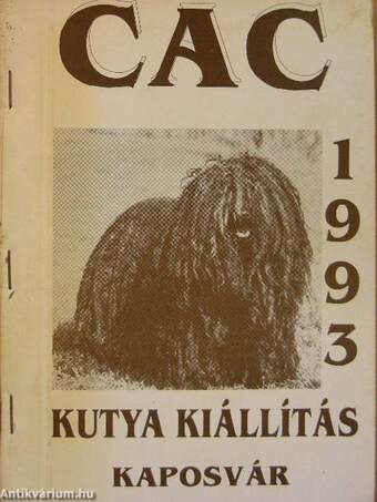 CAC Kutya kiállítás 1993.
