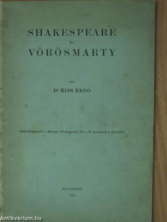 Shakespeare és Vörösmarty