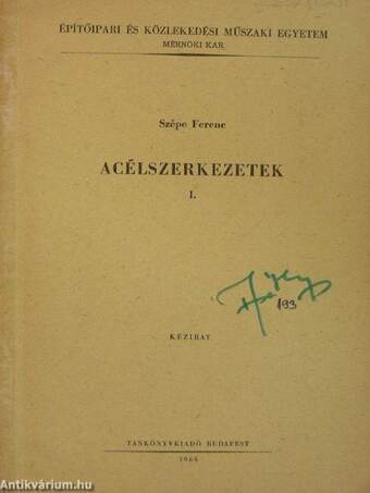 Acélszerkezetek I.