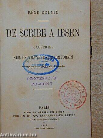 De Scribe a Ibsen