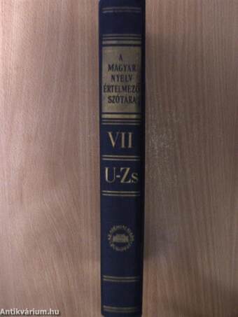A magyar nyelv értelmező szótára VII. (töredék)