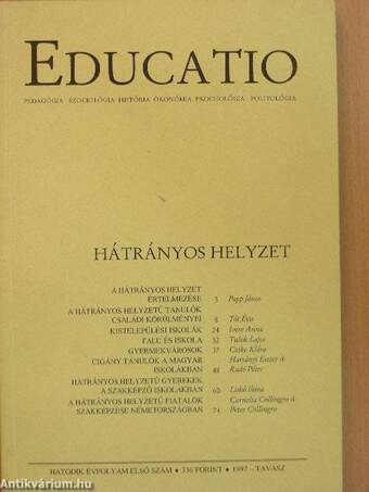 Educatio 1997/1-4.