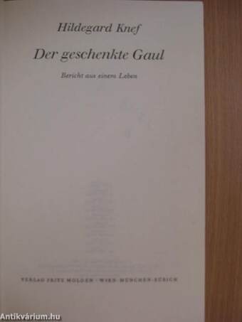 Der geschenkte Gaul