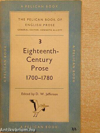Eighteenth-Century Prose 1700-1780 3.