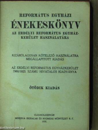 Református egyházi énekeskönyv