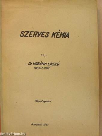 Szerves kémia