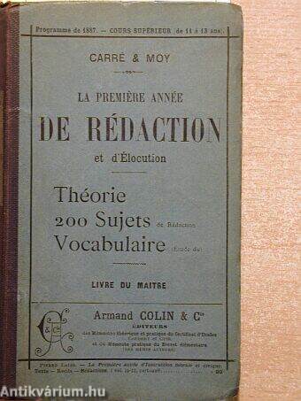 De rédaction et d'élocution