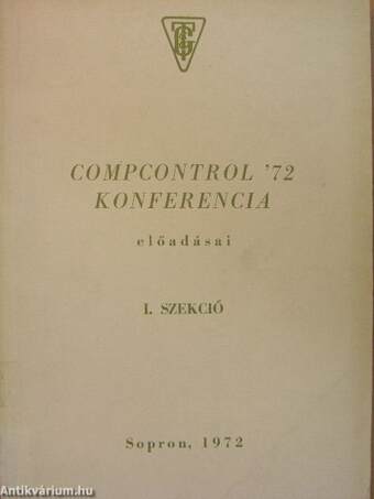 Compcontrol '72 konferencia előadásai I-IV.