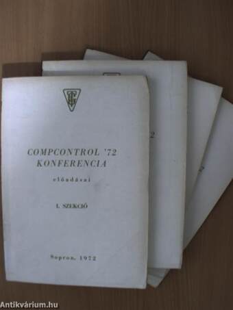 Compcontrol '72 konferencia előadásai I-IV.