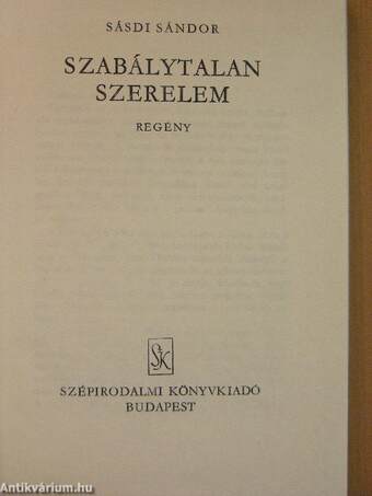 Szabálytalan szerelem