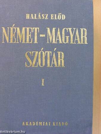 Német-magyar szótár I. (töredék)