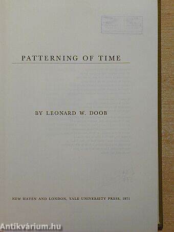 Patterning of Time