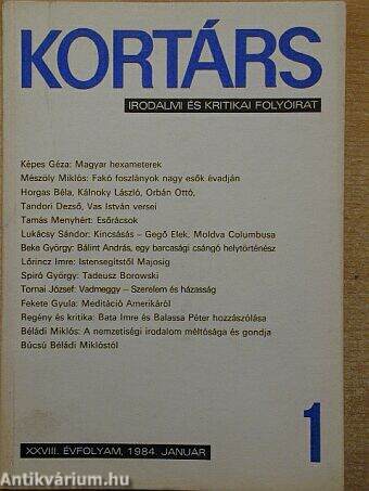 Kortárs 1984. január