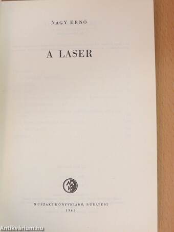 A laser