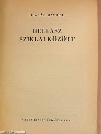 Hellász sziklái között