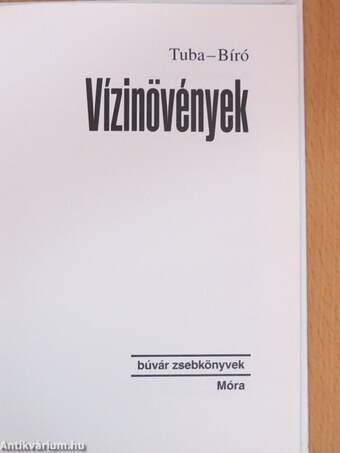 Vízinövények