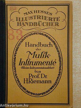 Handbuch der Musik-Instrumente