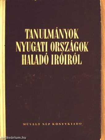 Tanulmányok nyugati országok haladó íróiról