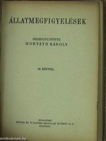 Állatmegfigyelések