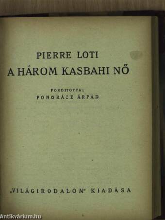 A vadember/A három kasbahi nő/Modern nők