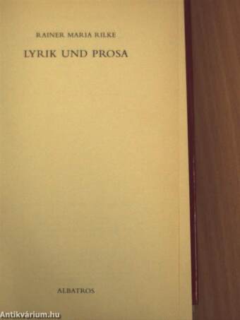 Lyrik und Prosa