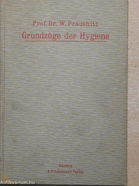 Grundzüge der Hygiene