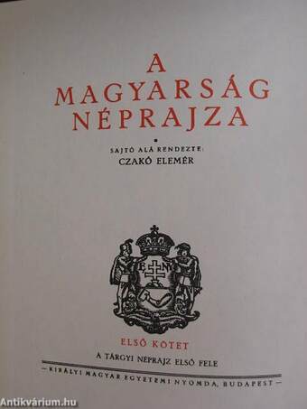 A magyarság néprajza I-IV.