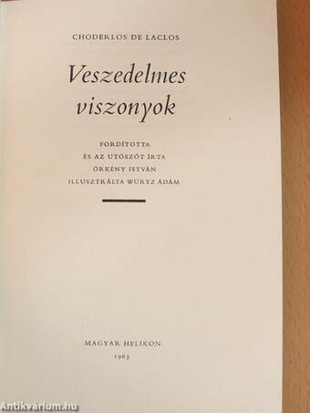 Veszedelmes viszonyok