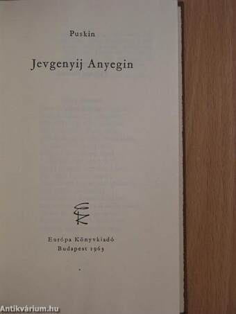 Jevgenyij Anyegin