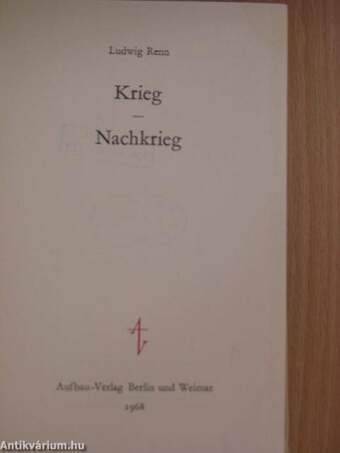 Krieg/Nachkrieg