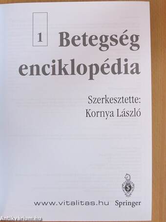 Betegségenciklopédia 1-2.