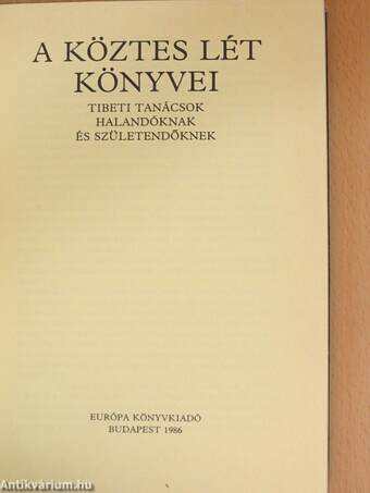 A köztes lét könyvei