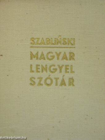 Magyar-lengyel szótár