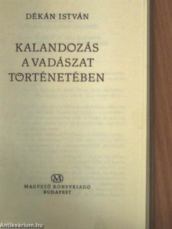 Kalandozás a vadászat történetében