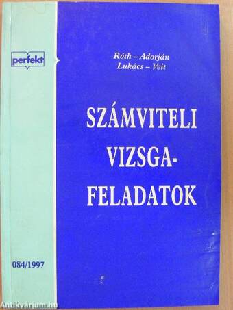 Számviteli vizsgafeladatok