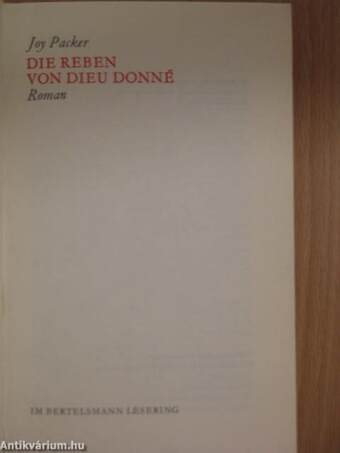 Die Reben von Dieu Donné