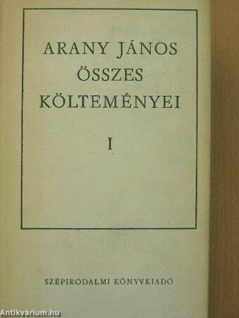 Arany János összes költeményei I-II.