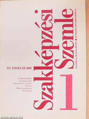 Szakképzési Szemle 2000/1-4.