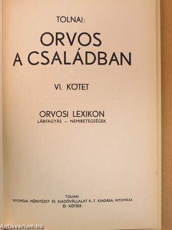 Orvos a családban VI.