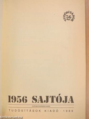 1956 sajtója