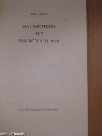 Das Kopftuch mit den roten Tupfen