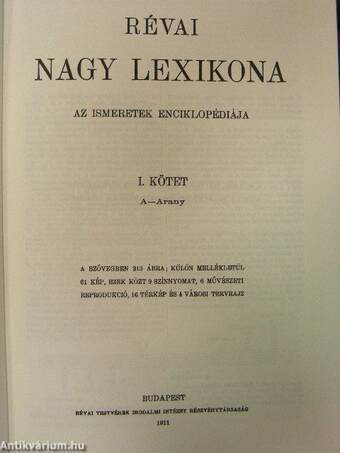 Révai nagy lexikona 1-21.