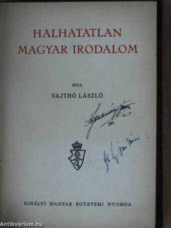 Halhatatlan magyar irodalom