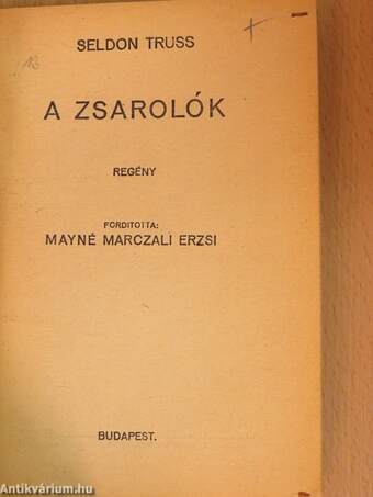 A zsarolók