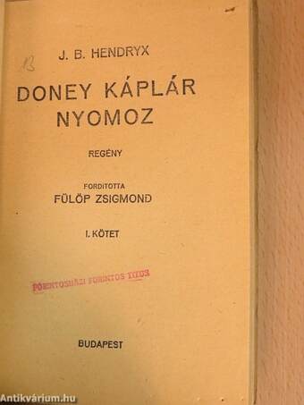 Doney káplár nyomoz I-II.