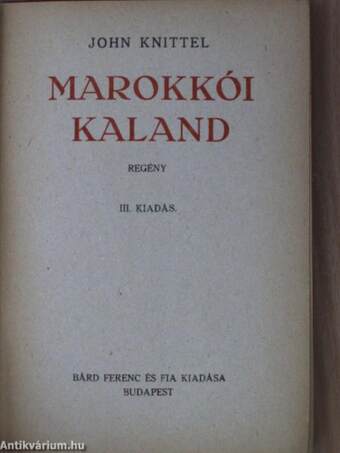 Marokkói kaland