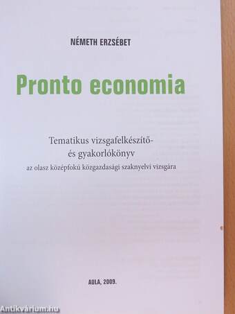 Pronto economia